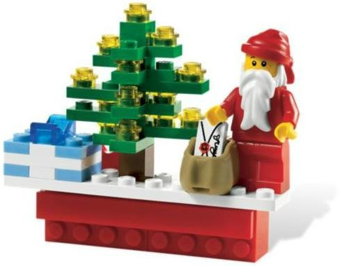 Lego Happy Holiday / LEGO Happy Holidays Magnet 853353 (Christmas tree and Santa Claus) [domestic regular article] (japan import)