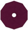 Trimits Craft Felt, 10 Pack, Wine