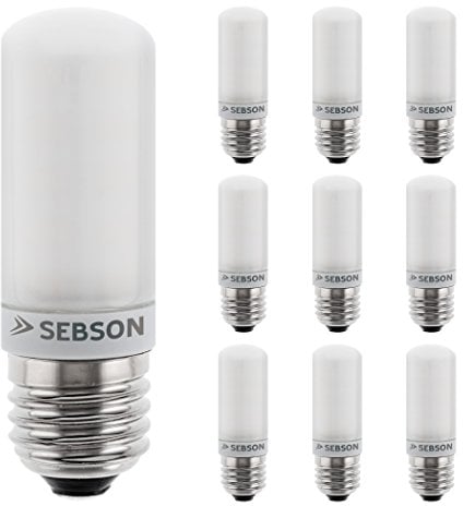 SEBSON LED Lampe E27 warmweiß 4W, ersetzt 40W Glühlampe, 400 Lumen, LED Leuchtmittel 280°, nicht dimmbar, 10er Pack