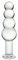 SXOVO Glas Masturbation Perlen Anal Plug Dildo Erotik Wichsen Buttplug Massieren erwachsenen Sex Toy für Mann und Frau (Clear)