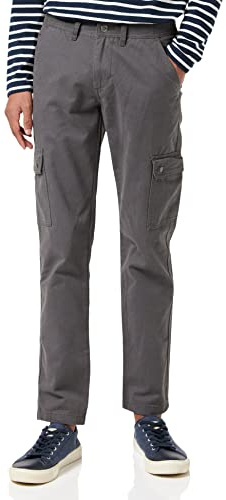CliQue Herren Cargo Pocket Trousers Hose, Grau (Pistol), 31-35