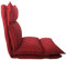 Rebecca Mobili Meditationstuhl, Meditationskissen Bodenstuhl für Yoga in Rot, Metall Polyester, Entspannung Wohnzimmer Terrasse – Maße: 70 x 56 x 70 cm (HxLxB) - Art. RE6199