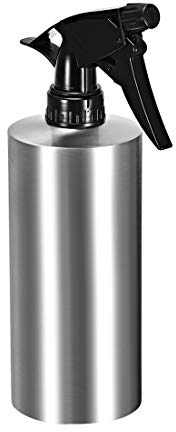 sourcing map 18.5oz/550ml Spray Bottle 304 Stainless Steel with Fine Mist Sprayer, Empty Refillable Container for Kitchen Bathroom or Plants Water Sprayer