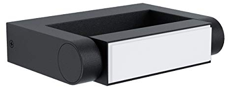 EGLO BRIANZA LED Wandaußenleuchte schwarz 500lm IP44 20x5x14cm schwenkbar