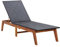 vidaXL Akazienholz Massiv Sonnenliege Gartenliege Relaxliege Strandliege Liege Gartenmöbel Saunaliege Rattanliege Liegestuhl Poly Rattan