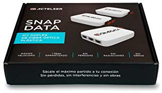 Kit Duplex de Fibra Óptica Plástica Snap Data (40 Metros)