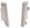 KGM Verbinder für Sockelleiste MEGA-Profil (20 x 58 mm) Eiche hell – Maße: 20 x 58 mm – 2 Stück