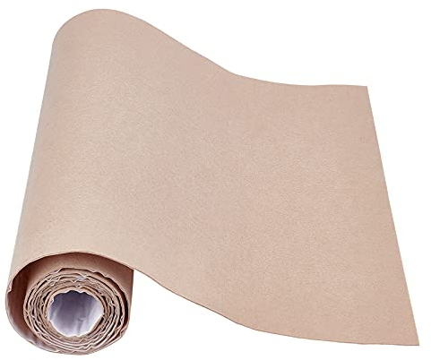 BENECREAT 200x40cm Selbstklebender Stick Felt Khaki Adhesive Felt Fabric Shelf Liner Für Box Liner, Tassenmatten, Bilderrahmen, Stuhlbeine, 1 mm Dick