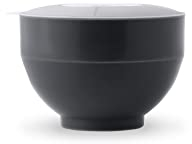 W&P Persönlicher Popcorn-Popcorn-Maker für die Mikrowelle, Silikon, Anthrazit, zusammenklappbare Schüssel mit eingebautem Messbecher, BPA-frei, umweltfreundlich, abfallfrei, 4 Tassen Popcorn