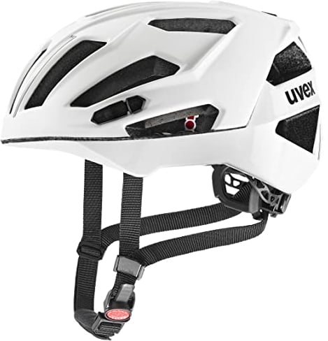 uvex gravel x - sicherer Performance-Helm für Damen und Herren - individuelle Größenanpassung - optimierte Belüftung - white matt - 52-57 cm