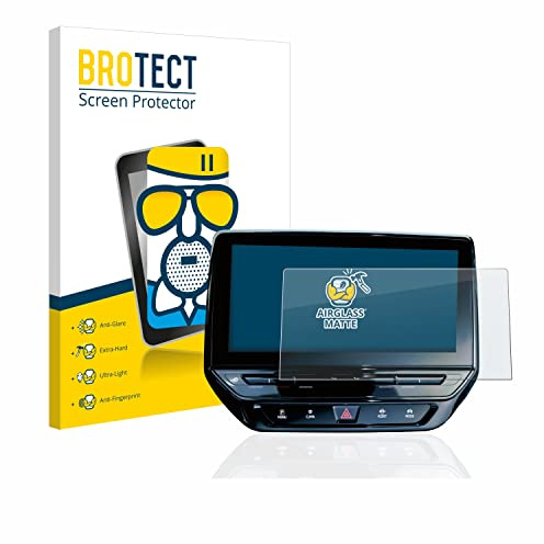 BROTECT Schutzglas für Volkswagen ID.5 Discover Pro 12 | Entspiegelnder Displayschutz Made in Germany Schutzfolie Glas Matt Anti-Reflex Kratzfest 9H Anti-Fingerprint Einfache Montage