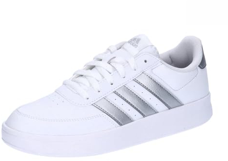 adidas Damen Breaknet 2.0 Shoes Schuhe, Cloud White/Silver met/Cloud White, 40 2/3 EU
