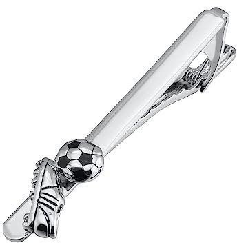 ANAZOZ Pince à Cravate Homme, Football Style 2 Fantaisie Cadeau
