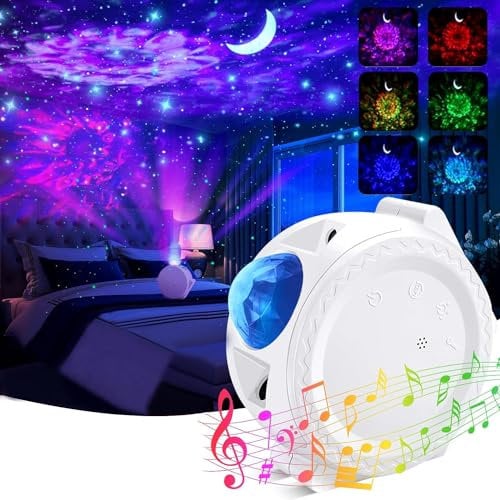 Fasouy Galaxy Projector, 3 in 1 Star Projector Night Light