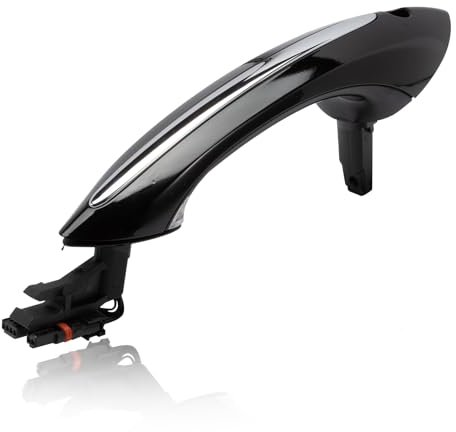 Konuooer Türgriff Außentürgriff Außen Vorne Links für 5er F07 F10 F11 6er F06 F12 F13 7er F01 F02 F03 F04 51217231931 Schwarzer Griff
