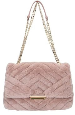 Armani Exchange Umhängetasche aus Kunstfell rosa für Damen, Rosa, Einheitsgröße