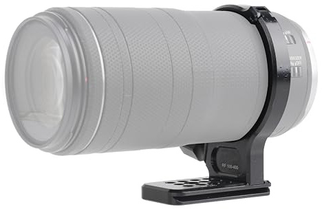 Fotga Lens Collar Tripod Mount Ring Base Stand for Canon RF 100-400mm F5.6-8 is USM Lens with 1/4-20 3/8-16 Hole Arca Swiss Mount Base Mount for Tripod Ball Head Clamp Light Stand