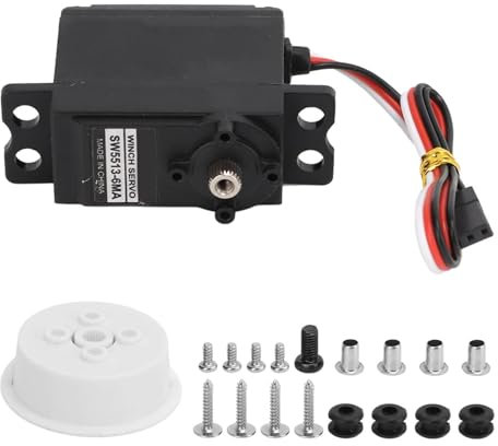 sirdzlfu High-Performance for rc Ship Sail Winch Servos - for Model Boats & Rope Machines - Premium Alloy Gears