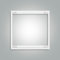 Aluminium Aufbaurahmen weiß für LED Panel 30x30cm Rasterleuchte Einlegeleuchte Deckenleuchte L300xB300xH43mm