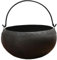 Marrakesch Vintage Blumentopf Pflanzkübel hängend aus Metall 30cm groß | Kräutertopf Pflanzentopf Vedra als Balkon Deko | Schwebender Hängetopf Blumenkübel als skandinavische Deko & Gartendeko