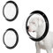 CAWUWE 2 Pack Dog Fence Window, Clear Pet Bubble View Dome Door Peek Small Round Window for Doggie/Cat/Horse Outside Playground Garden Diameter 12.44 Inch Deep 4.92 Inch