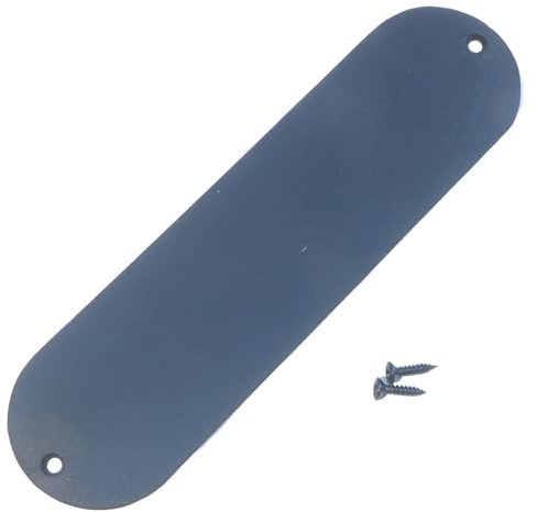 Black Telecaster Guitar Back Plate/Cavity Cover + Screws (135 × 37 mm)