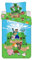 Minecraft Zweiseitig Kinder Bettwäsche komplett Set, Bettdeckenbezug 140x200 cm, Kopflkissenbezug 70x90 cm, mit Reißverschluss, aus 100% Baumwolle Öko-Tex Standard 100 für Jungen und Mädchen.
