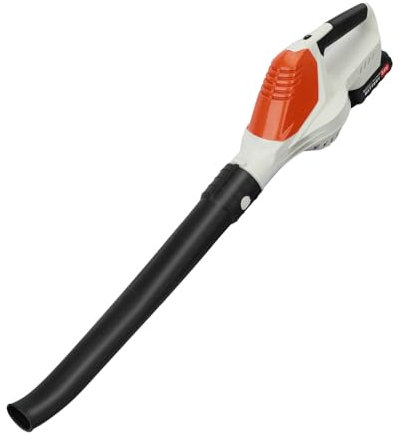 Akku-Universalbläser 24 V, Akku-Laubbläser mit Akku und Ladegerät, Akku-Gebläse Akku 240 km/h, Akku-Blatt-Gebläse16500RPM, Akku-Schneefräse, elektrischer Laubbläser zum Blasen Weiß (weiß)
