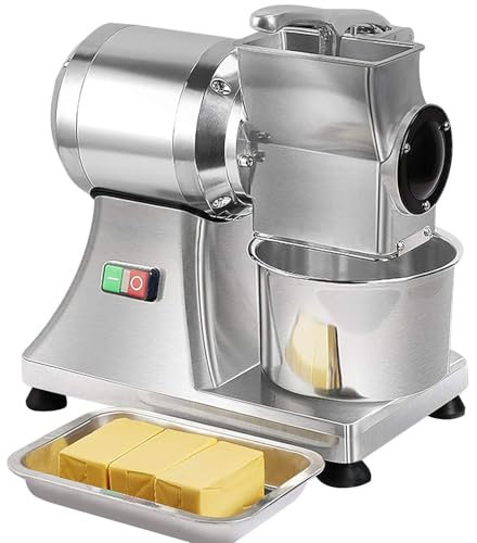 Ostreemaner Grattugia Elettrica Rotante per Formaggio Commerciale, Macina Formaggio in Acciaio Inossidabile, Grattugia per Pane al Burro da 88 Libbre/Ora, Grattugia per Formaggio Grande