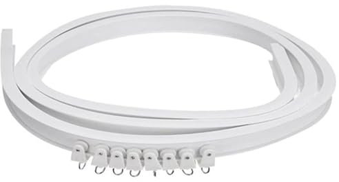 Binario da soffitto per divisorio, binario per tenda pieghevole per il trattamento delle finestre, baia, doccia, camper, ospedale