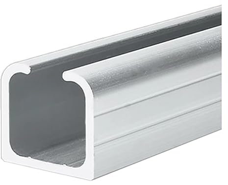 Riel de riel colgante for puerta corredera de puerta de madera, juego completo de partición de puerta corrediza, riel guía superior, polea, rueda colgante, marco de aluminio, accesorios for puerta(Sty