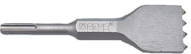 WERHE® SDS Plus martello scalpello 4 denti lungo 150 mm, rettangolo 40x7 mm - martello a bussola per martello rotativo elettrico - bussole da demolizione, per martellare il calcestruzzo
