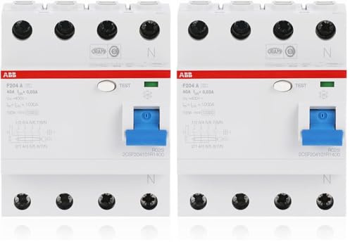 ABB Stotz S&J FI-Schutzschalter F 204A-40/0,03 (1er) (Packung mit 2)