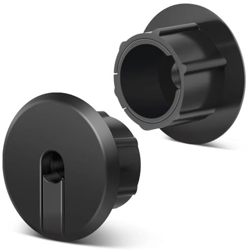 TNP for Starlink Cable Grommet Routing Kit - 1 Inch Wall Hole Feed Through Bushing, Silicone Wall Grommet for Starlink Ethernet Cable, Durable & Easy Installation, Black, 2 Pack