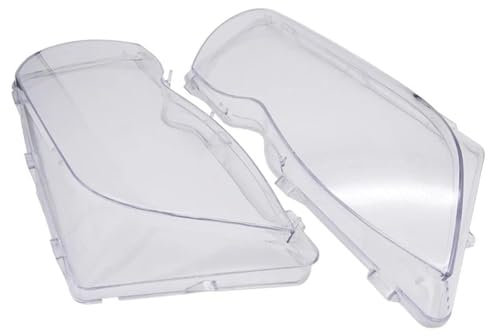 FKHBZM Cubierta de Cristal para Faros Delanteros de Coche, Transparente, para B&MW E46 Serie 3 02-06. Sombra(1pair)