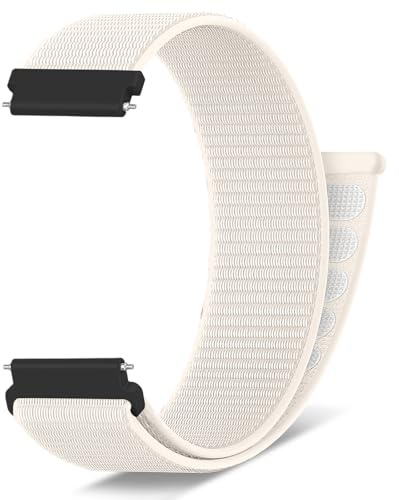chinbersky Fabric Nylon Uhrenarmbänder 16mm 18mm 19mm 20mm 22mm Schnellverschluss Verstellbare Aatmungsaktive Gewebte Sportbänder für Herren Damen