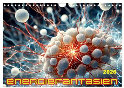Energiefantasien (Wandkalender 2026 DIN A4 quer), CALVENDO Monatskalender: Visualisierung des Energiebegriffs (CALVENDO Technologie)