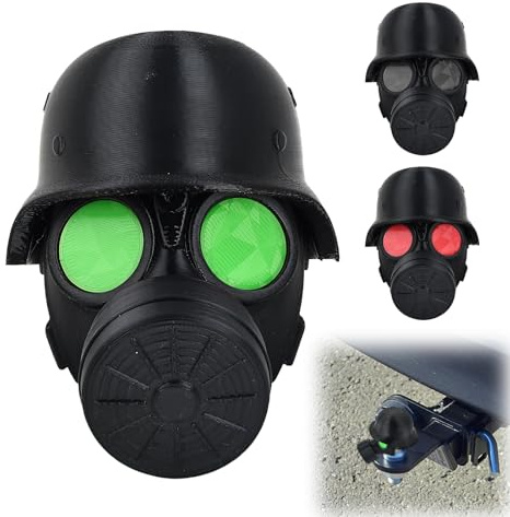 QINGZY Copertura per Gancio di Traino, Tappo Gancio Traino Gomma, Gomma Copertura della Sfera di Rimorchio, Polvere e Impermeabile Copertura della Sfera del Rimorchio per Caravan (Verde)