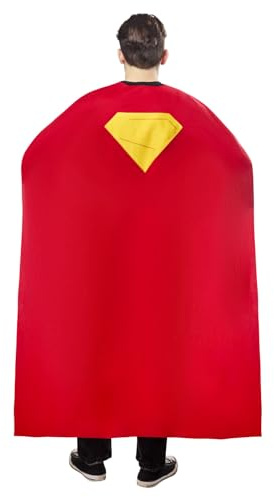 Rubies Offiziel DC Comics Superman Cape Erwachsenen-Zubehör,Verkleidung für Erwachsenen,Größe One Size