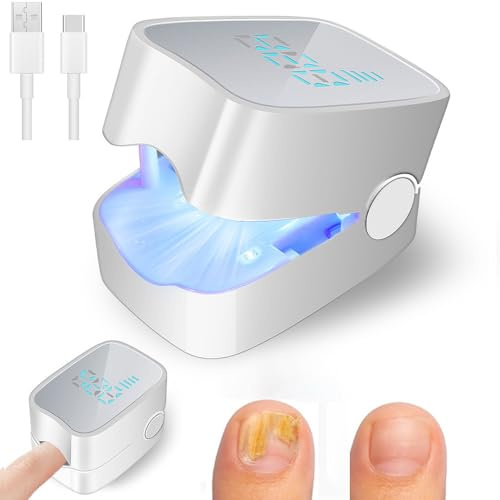 Dispositivo Tratamiento Hongos Uñas con números LED, Dispositivo de Limpieza de Hongos en Uñas Uso para Múltiples Uñas y Pies