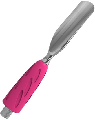 Staleks Combo UNIQ 17 Working Part – Rounded Wide Pusher for Modular Handle – Smooth Cuticle Work for Wide Nail Plates