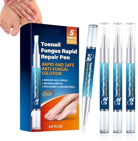 4PCS Fungal Nail Treatment Pens for Toenails and Fingernails,Cosmetic Care for Nail Fungus,Nail Care Pen for Fungus & Ingrown & Thick Nail,Nail Care Fungus Treatment,Nail Polish,Nail Repair Pen