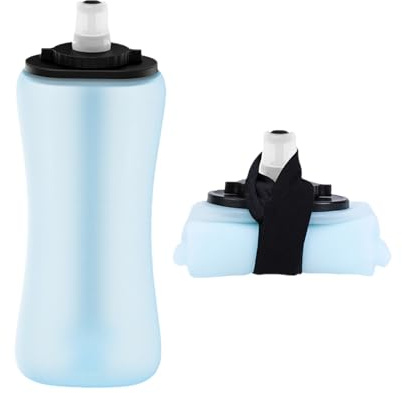Kaeltsyn Bouteilles de Boisson Pliables en Silicone, de Place pour Les activités Sportives de Plein air, Bouteille d ' Eau Portable en Silicone pour Les Voyages