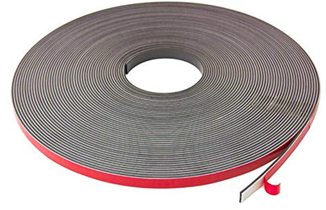 MagFlex® Flexible Magnetic Tape with Foam Self Adhesive Designed to Provide a Strong Grip on Magnetic Metal Based Surfaces - Polarity B - 12.7mm Wide - 1m Length