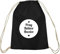 Pray Believe Receive, Jesus christlicher Baumwoll natur Turnbeutel Rucksack Sport Beutel, Größe: onesize,schwarz natur