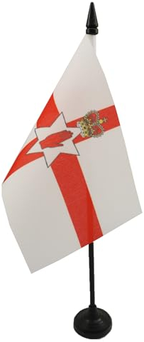 AZ FLAG - Tischflagge Nordirland - 15x10 cm - Irische Nordfahne Tischfahne 10 x 15 Cm - Flaggen