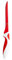 Bergner Cuchillo deshuesador con Recubrimiento cerámico, 16,5 cm, Color Blanco y Rojo, Acero Inoxidable
