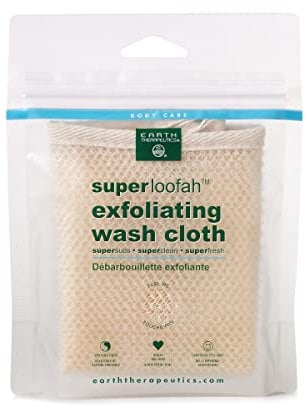 Earth Therapeutics Loofah, Super, Exfoliating, Wash Cloth