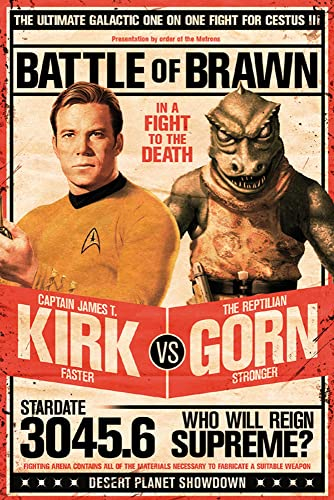 Close Up Star Trek Poster Kirk vs Gornstar (61cm x 91,5cm)