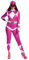 Disguise Damen Pink Ranger Erwachsenenkostüm, rose, Large (12-14) US